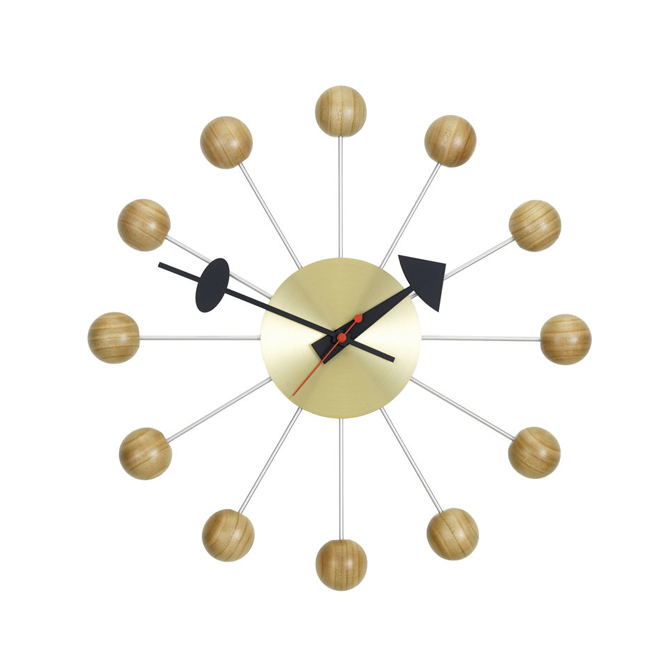 Ball Clock Vitra ciliegio