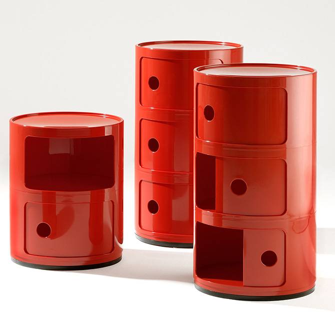 Componibili Kartell rosso