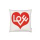 Graphic Pillow Love rosso