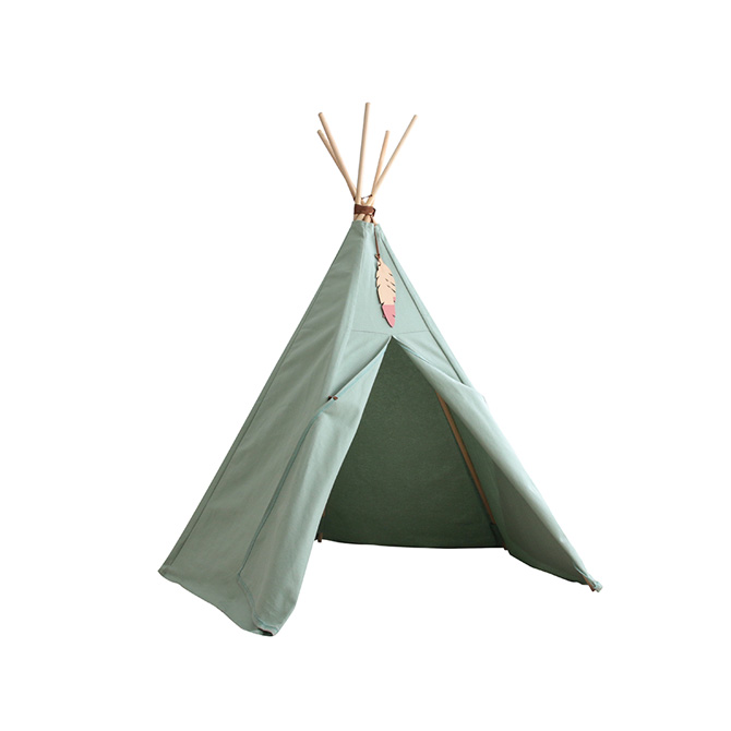 Tenda Nevada Nobodinoz Dtime tenda gioco verde provence green 86842 giocattoli creativi di design legno e cotone