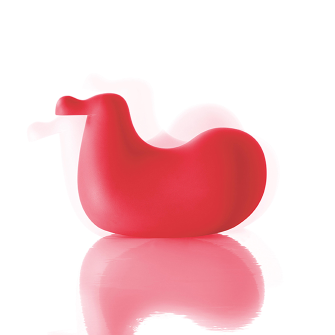 Dodo uccello a dondolo Magis Me Too cod. MT180 rosso shop online DTime gioco sedia a dondolo bambini