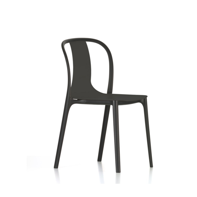 Belleville Chair Plastic variante nero intenso