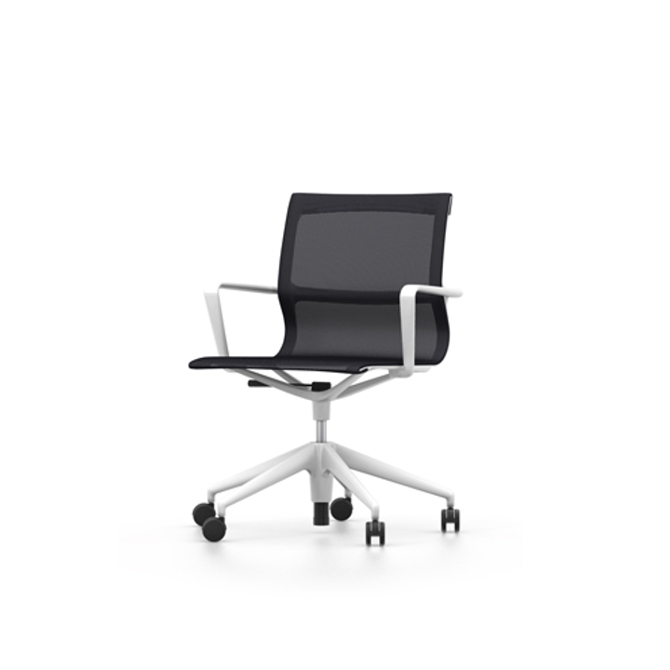 physix studio sedia da ufficio girevole variante soft gray e black pearl